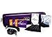 Quiver Time  Violet Portable Game Card Carrying Case - Stylish PU Leather Exterior with Double Zipper, Dividers, Wrist Strap & Shoulder Strap - Deck Box Compatible - Plus: 100 Transparent Sleeves