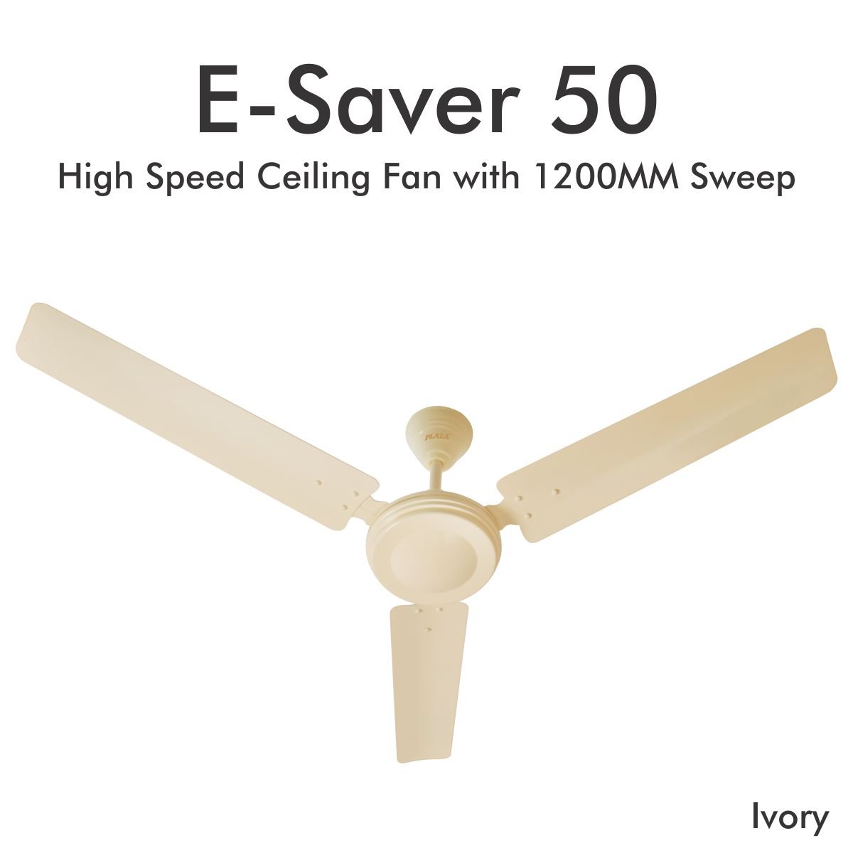 Buy Plaza E Saver50 48 Inch 1200mm Ceiling Fan Ivory Online At