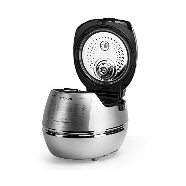 CUCKOO CRPCHSS1009FN Induction Heating Pressure Rice Cooker, 10 cups, Metallic The Home