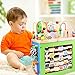 Wooden Bead Maze Toddlers Learning Multi-Functional Educational Busy Zoo Baby Bead Activity Cube Treasure Box