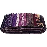 Bali Batiks Napa Bali Poppy 20 2.5-inch Strips Jelly Roll Hoffman Fabrics BPP-287-Napa