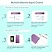 BONAI Portable Charger, (Thinnest Aluminum)(Powerful)12000mAh Power Bank, USB C High-Speed 3.0A Input/Output Compatible with iPhone iPad Samsung Android Macbook-Purple
