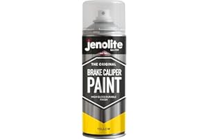 JENOLITE Brake Caliper Paint | YELLOW | Restore & Transform Car Brake Calipers | RAL 1018 | 400ml (13.5fl oz)