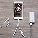 Headphone Adapter 3.5mm Aux Charger Compatible for iPhone 8/8Plus iPhoneXR iPhone X/10 iPhone Xs/XSmax, 2 in 1 Earphone Audio Connector Jack Accessories, Suppor for iOS 11-12 System – Silverthumb 2