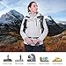 CAMEL CROWN Women's Waterproof Ski Jacket Winter Coat Windbreaker Fleece Inner Detachable Hood Snow Hiking Outdoor