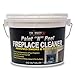 CHIMNEYRX 300467 Paint N Peel Fireplace Cleaner – Removes Smoke & Soot Stains from Brick, Tile, & Stone Surfaces Around Fireplace Fronts & Hearths – Water-Based, & Easy Peel-Off, 1/2 Gallon