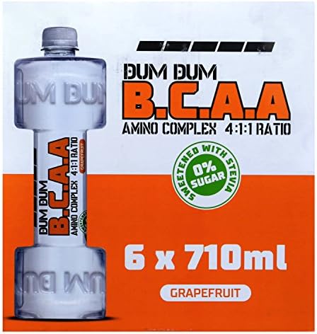 Dum Dum B.C.A.A Amino Complex 4:1:1 Ratio - Grapefruit 710ml Fitness Water