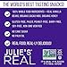 Julie's Real Almond Butter, Cinnamon Vanilla Bean - Certified Non-GMO, Gluten Free, Paleo, No Palm Oil, Peanut Free - 9oz Jar