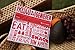 Lunchskins Reusable Sandwich Bag, Red Word Collage