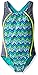 Speedo Girl's Swimsuit One Piece Thick Strap Racer Back Printed - Manufacturer Discontinued