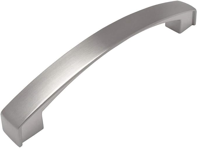 Cosmas 616128SN Satin Nickel Modern Hardware Arch Handle Pull