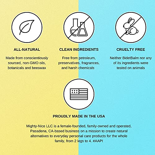 Alternative to Flushable Wipes and Toilet Paper Sprays. BidetBalm All