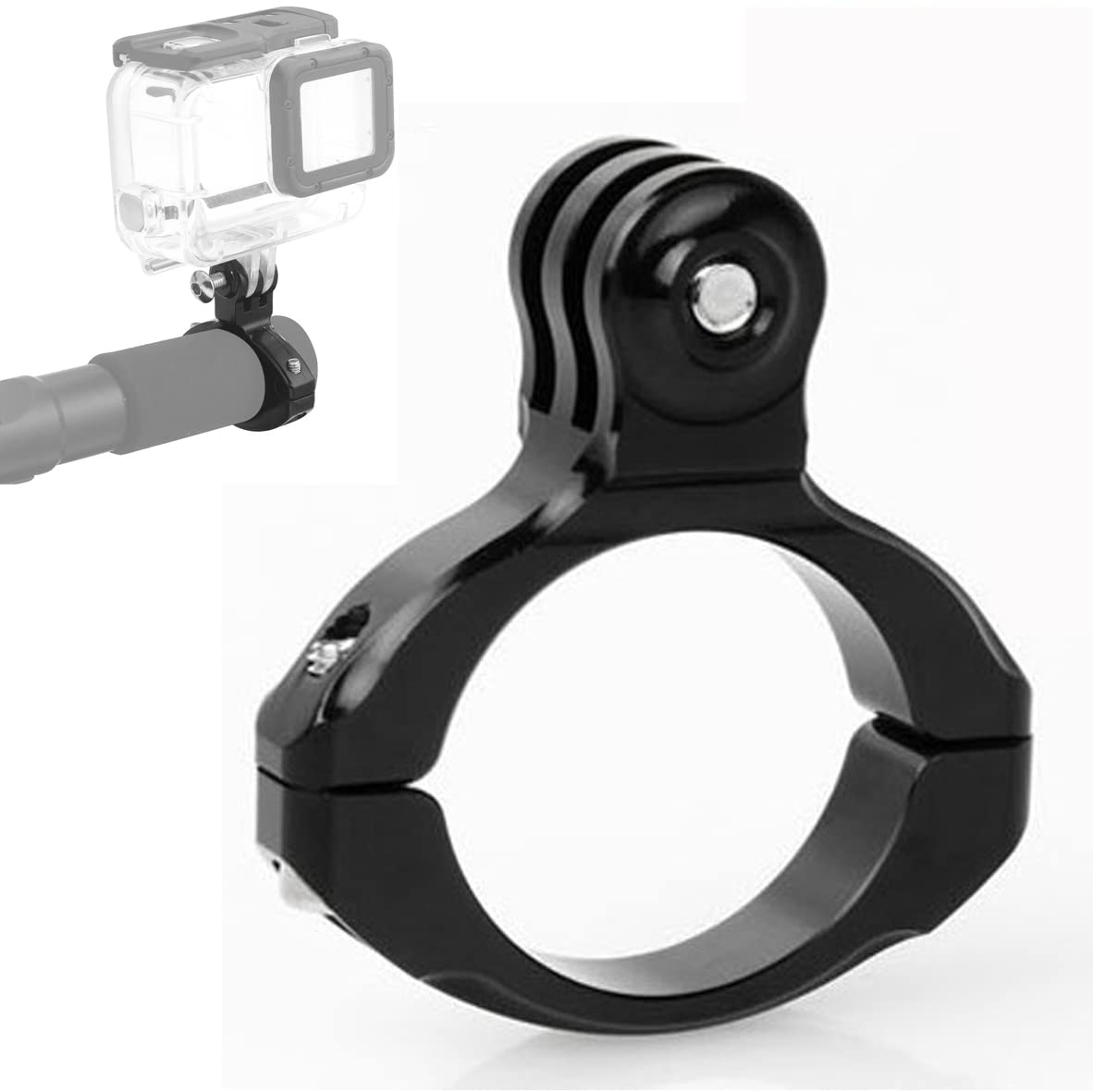 VOLOHAS Flycoo Bike Motorcycle Aluminium Handlebar Adapter Mount for GoPro 2 3 HD Action Camera Diameter 30 mm - 31.8 mm