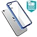iPod Touch 6th Generation Case, [Scratch Resistant] i-BlasonClear [Halo Series] for Apple iTouch 5/6 Hybrid Bumper Case Cover (Clear/Navy)