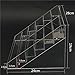 Cq acrylic 48 Bottles of 6 Layers Clear Nail Polish Rack,Nail Polish Storage Organizers And Storage Box,Clear Paint Bottles Holder And Essential Oil Organizer,Pack of 1