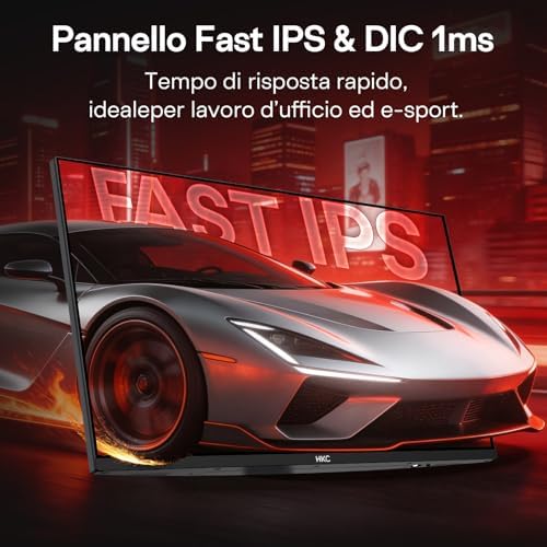 Monitor Gaming Fast IPS 27 Pollici, QHD 260Hz (OC 275Hz), HDR400