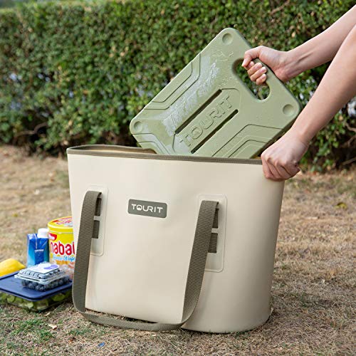 TOURIT Large Reusable Ice Pack for Coolers Thin Freezer Packs10 x 13