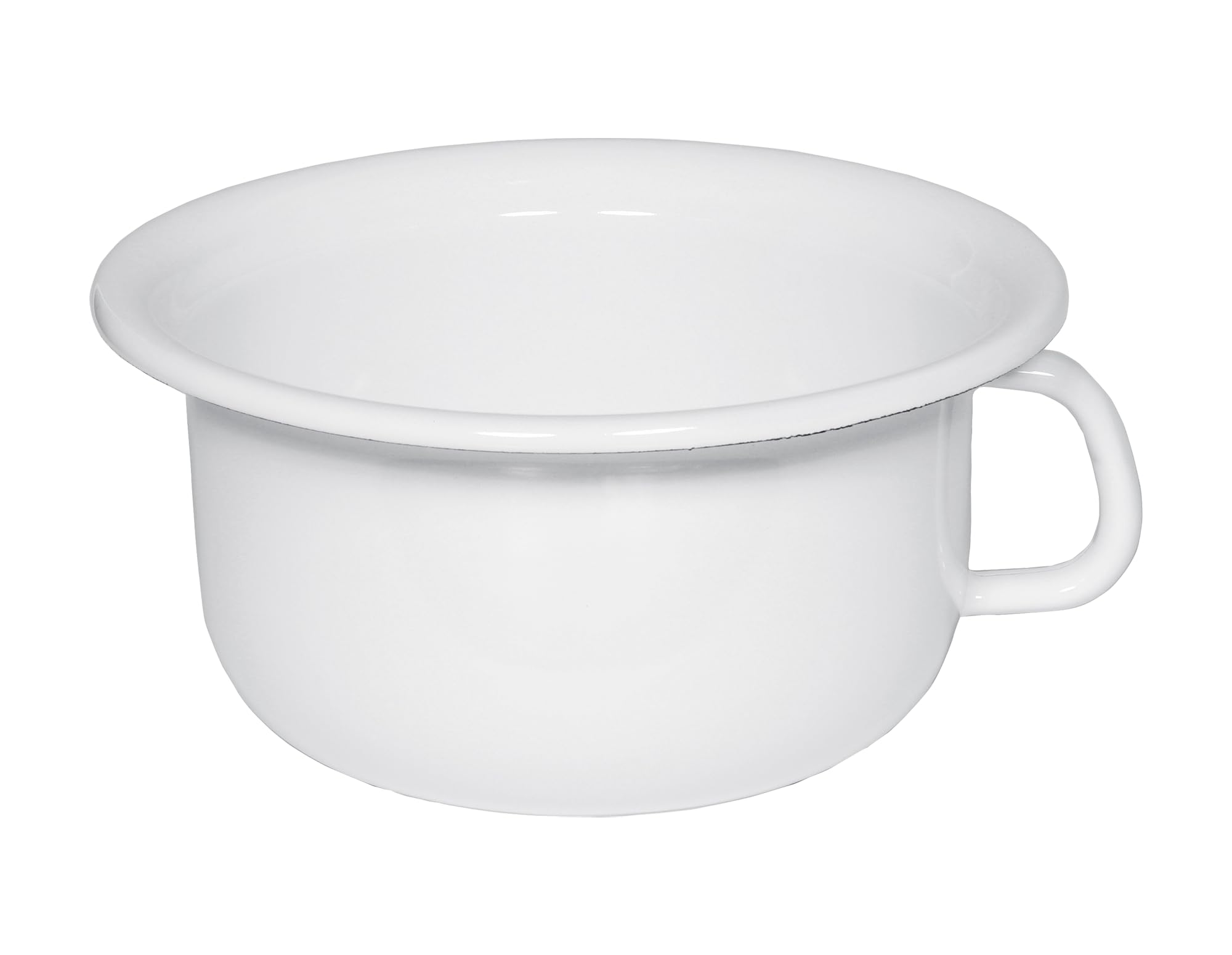Riess Classic - White Chamber Pot, Diameter-23 cm Off White
