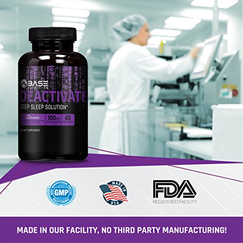 image for BASE Nutrition LLC BASE DEACTIVATE: Magnesium & Melatonin Natural Slee