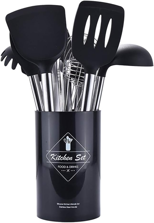 Kitchen utensil sets Silicone Cooking Utensil Kitchen Tools Stainless