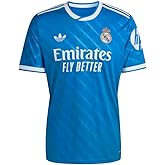 adidas Men's Real Madrid Third Jersey 25/26 (Blue/White)