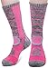 Gosuban 2 Pairs Antiskid Wicking Outdoor Multi Performance Hiking Cushion Socks for Men and Women, Assort Colors(2 Pack Pink)