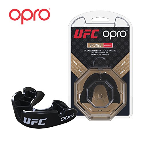 OPRO Bronze Adult UFC Mouthguard - 18 Month Extended Dental Warranty - Black