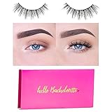 Icona Lashes Premium Quality False Eyelashes | Head Over Heels | Wispy and Flared |Non-Magnetic | Natural Look and Feel | Reusable | 100% Handmade & Cruelty-Free | Bachelorette Packaging