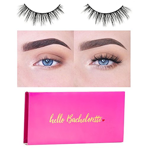 Icona Lashes Premium Quality False Eyelashes | Head Over Heels | Wispy and Flared |Non-Magnetic | Natural Look and Feel | Reusable | 100% Handmade & Cruelty-Free | Bachelorette Packaging