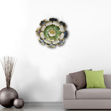 Buy Collectible India Metal Sun Flower Wall Hanging Art Sculpture
