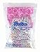 yueton 500pcs 6mm Mixed Color Acrylic Heart Cube Spacer Beads (White)