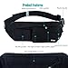 EOTW Fanny Pack for Men Women, Waist Bag with 4 Pockets for Running Hiking Travelling Walking, Lightweight Crossbody Chest Bag Easy Carry Any Phone