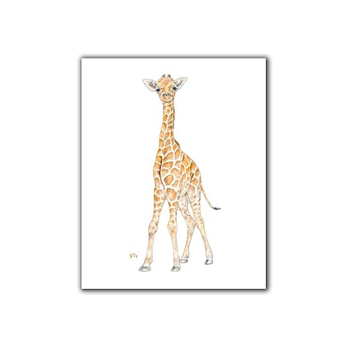 giraffe nursery art