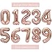 Tellpet Rose Gold Number 5 Balloon, 40 Inch