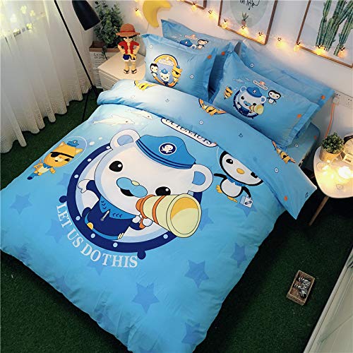 Casa 100 Cotton Kids Bedding Set Boys Octonauts Duvet Cover