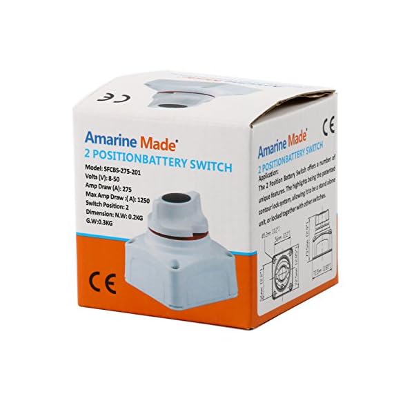 1-X-Marine-Boat-Battery-Power-Disconnect-Switch-Heavy-Duty-Battery-Isolator-Switch