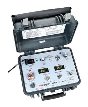 Megger Mit30 High Voltage Insulation Tester 33 Megaohms Resistance 30kv Variable Test Voltage 330 Microamps Test Current Amazon Com Industrial Scientific