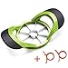 Chefaith 8-Blade Apple Slicer, Corer, Cutter, Wedger, Divider for [up to 3.5 Inch Apples] - 2 Free Orange Peelers as Bonus - Ultra-Sharp Stainless Steel Blade with Ergonomic Anti-Slip Silicone Handle