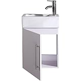 Baidani Badezimmer Set Barreiro mit Doppelwaschbecken, passendem