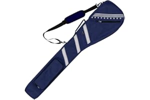 Big Teeth Golf Sunday Bag, Small Golf Bag Lightweight, Par 3 Golf Bag for A Few Clubs Driving Range, Practice with Carry Shoulder Strap Foldable Multi-Colour