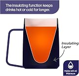 JFA Supplies 1 Handle 165ml Blue Adult Drinking Mug Sippy Non Spill Cup view 2