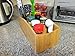 Natural Bamboo Organizer | Kitchen Counter Utensil Storage | Home Office Stationery Desk Caddy | Living Room Table Accessory Remote Holder by Splash Soup
