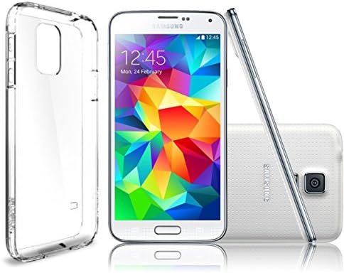 Samsung Galaxy S5 Case, Aosmart S5 Clear Case Soft TPU Case Crystal Slim Anti Slip Case Back Protector Cover Shockproof-Transparent