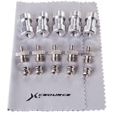 XCSOURCE 5 Pack 1/4" 3/8" Tripod Mount Screw Convert Adapter Flash Light Stand Spigot LF601
