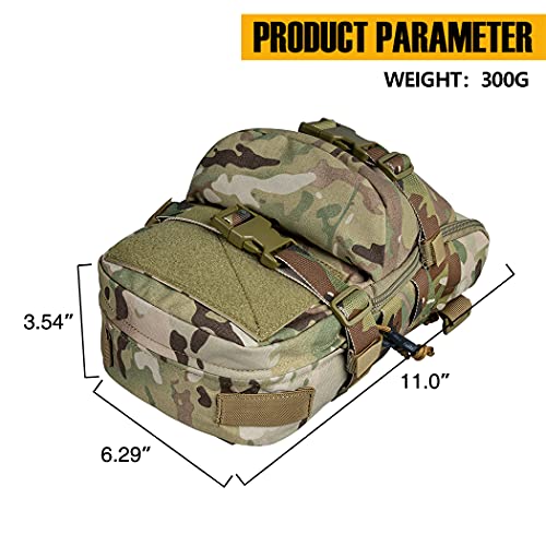 IDOGEAR Mini MOLLE Hydration Pouch Tactical Water Reservoir Bag Outdoor