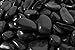 Margo 30lb. Decorative Pebbles River Rocks Colored Stones Small Black Super Polished Pebbles .5 in. to 1.5 in.