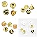 Class of 2017 Graduation Party Favor Stickers, Set of 324 (Black and Gold)