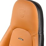 Noble chairs ICON, pelle vera Nero Beige