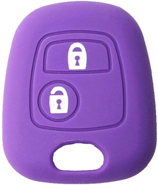 Silicone Key Shell CITROEN-PEUGEOT purple