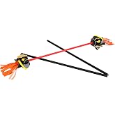 Junkin Devil Stick Juggling Set with 2 Hand Sticks, 22 Inch Festival | Flower Stick Set for Adults and Beginners, Acrobatic Props for Outdoor Party Decorations, Festival Juggling
